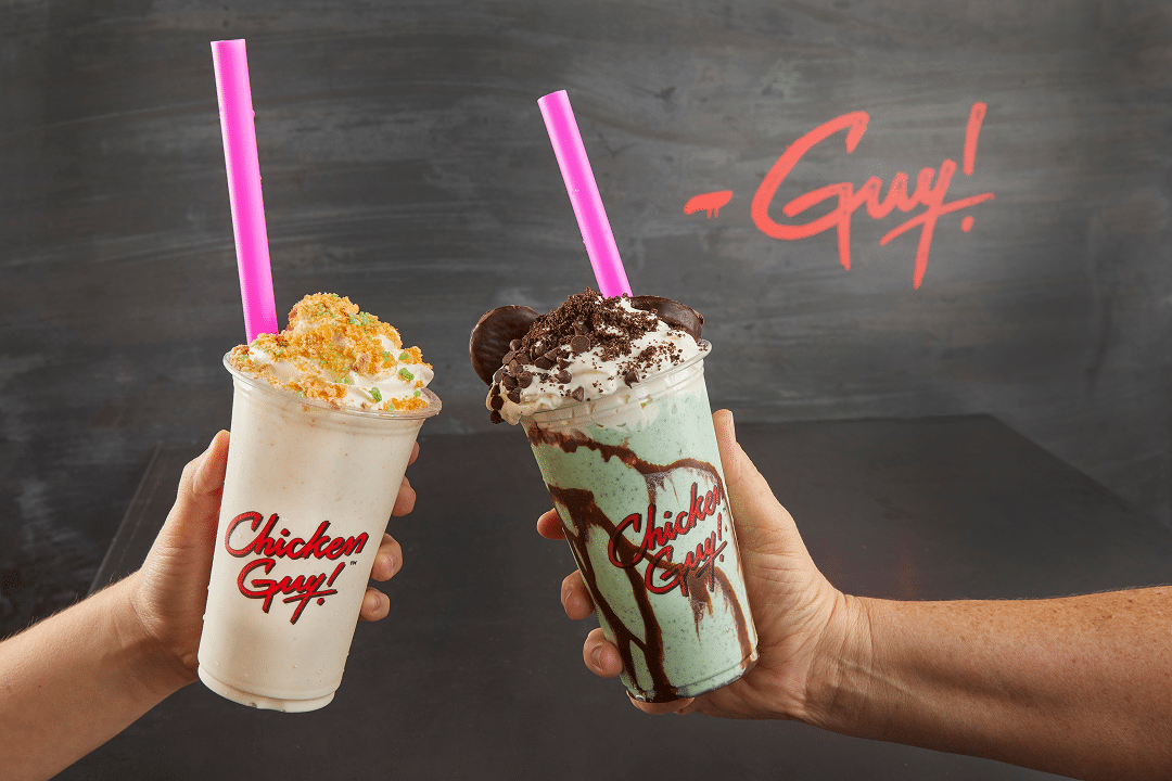 Two milkshakes